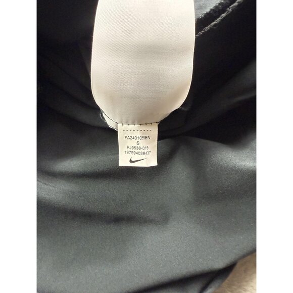 Nike Jacket Mens Small Black Yellow Hooded Quarter Zip Pullover Mesh FJ9536-015 - Picture 7 of 12